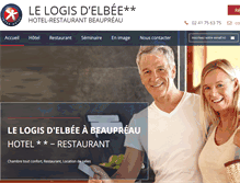 Tablet Screenshot of lelogisdelbee.com